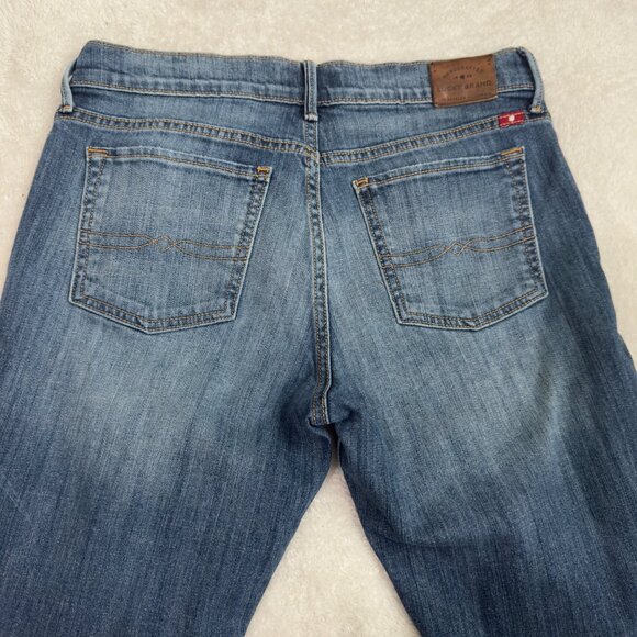 Lucky Brand Womens Handcrafted Medium Wash Straight Leg Jeans Size 6/28R premium - Picture 15 of 15
